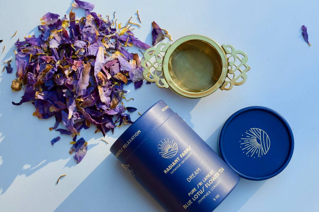 Dream: Blue Lotus Tea — Pure Sri Lankan Nymphaea caerulea | Loose Flower