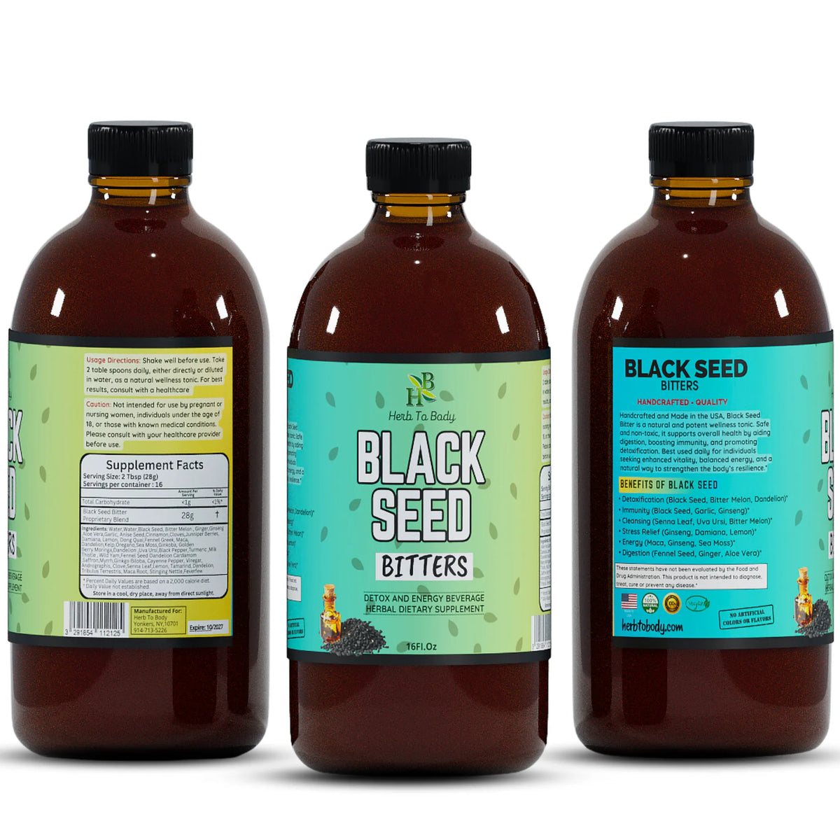 Black Seed Bitters 16oz