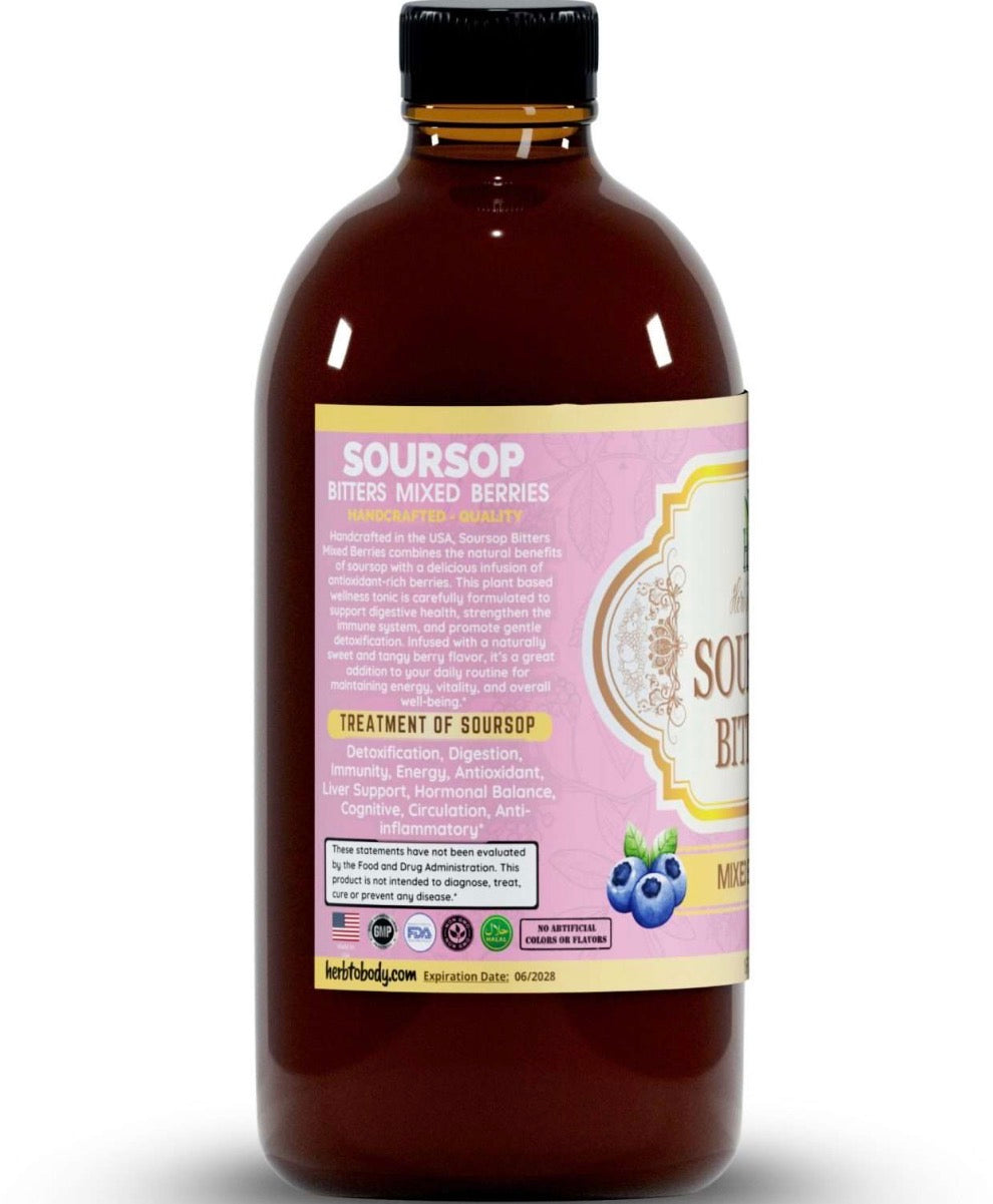 Soursop Living Bitters Mixed Berries